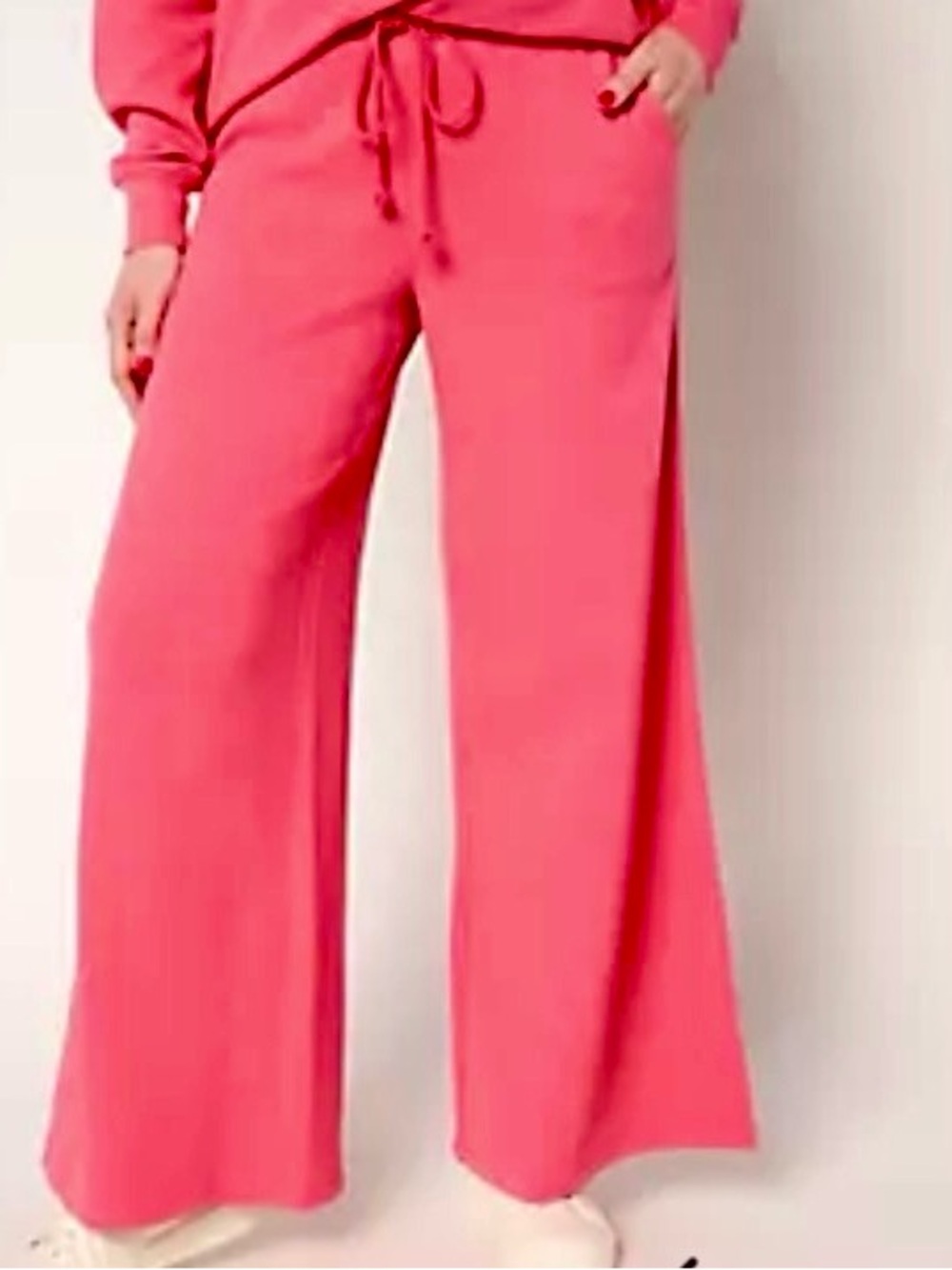 New Peace Love World Boheme Regular French Terry Monica Wide Leg Pant / Small